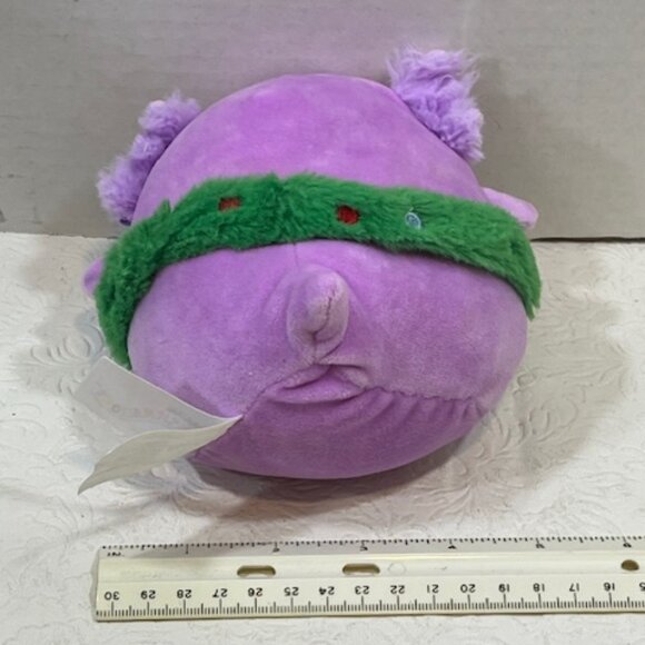 Original Squishmallows Svenja the Axolotl Christmas Mini Plush Toy Purple - Picture 9 of 9